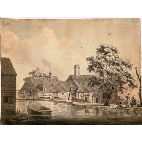 A View of The Paper Mill at Bourne End, Buckinghamshire